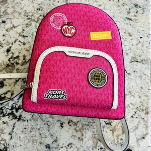 Michael Kors Pink Backpack Purse